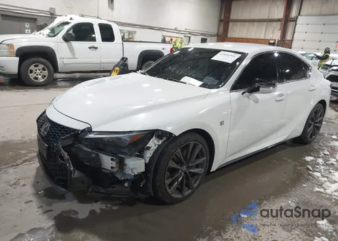 2021 Lexus Is 350 F Sport z USA, uszkodzony, nr VIN JTHGZ1E24M5019615